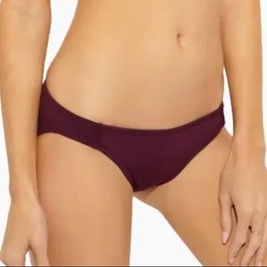 Beth Richards Naomi Low Rise Bikini Bottoms in Purple SZ XS NWOT